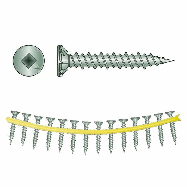 Quikdrive #10 x 1-1/4in Tile Underlayment Screw CB3BLG114S